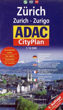 CityPlan ADAC. Zurich 1:12 500