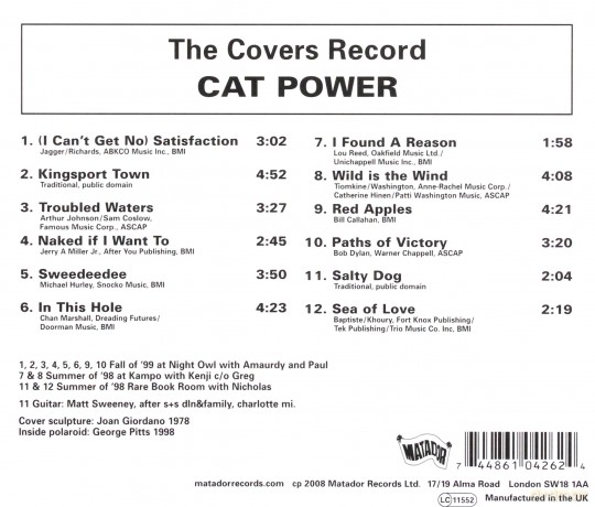 Cat Power: The Covers Record [CD]