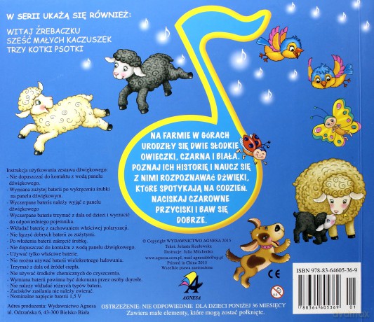 Dwie małe owieczki. Dźwięki na farmie [KSIĄŻKA]