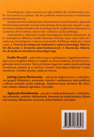 Frazeologizmy. Ćwiczenie dla uczniów szkoła podstawowa i gimnazjum [KSIĄŻKA]