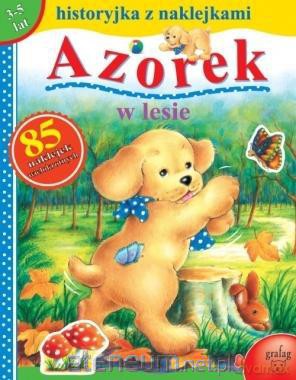 Historyjka z naklejkami. Azorek na wsi - Jean Mouthier [KSIĄŻKA]