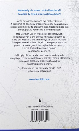 Jack Reacher. Echo w płomieniach - Lee Child [KSIĄŻKA]