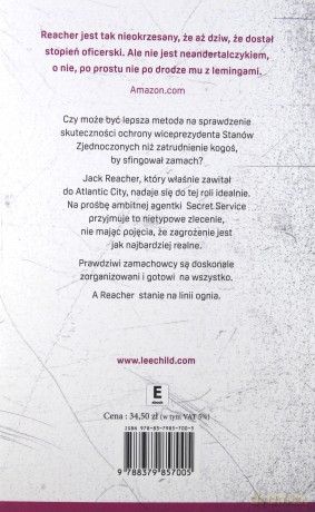 Jack Reacher. W tajnej służbie - Lee Child [KSIĄŻKA]