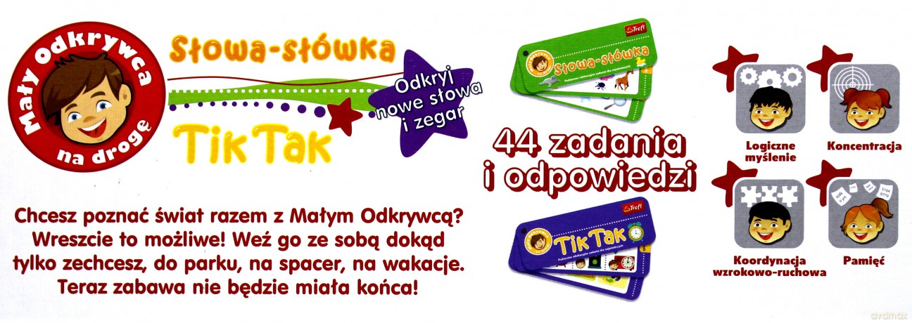 TREFL Mały odkrywca - Tworzymy słowa, Zegar [GRA]