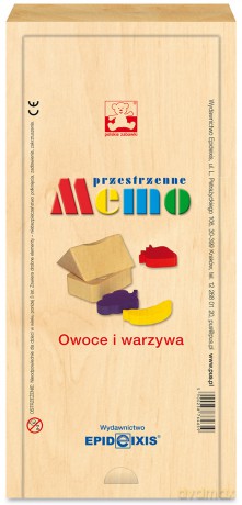 Memo przestrzenne. Owoce i warzywa [GRA]