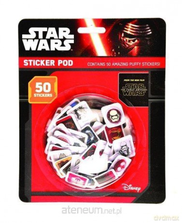 Naklejki wypukłe. Gwiezdne Wojny 7 (50 szt) (Star Wars)