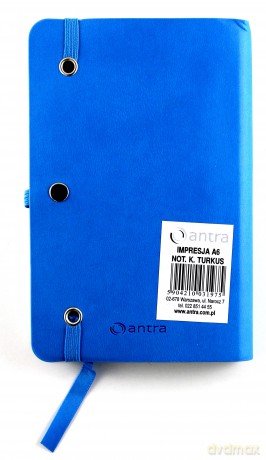 Notes Kratka A6 Impresja Turkus