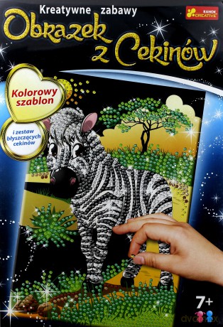 Obrazek z Cekinów. Zebra