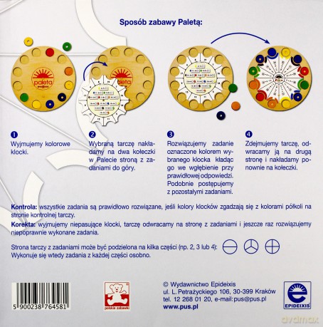 Paleta JP2 nauka czytania. Tarcze ćwiczeń