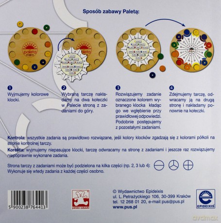 Paleta WP3 dla przedszkolaków. Tarcze ćwiczeń
