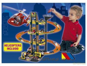 Parking 4-poziomowy z helikopterem