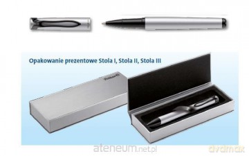 Pióro kulkowe Stola 3 srebrne/mat
