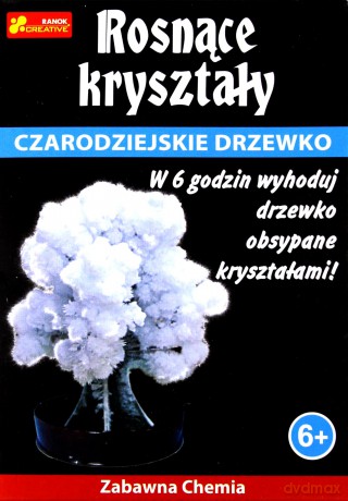 Rosnące kryształy. Czarodziejskie drzewko białe