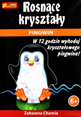 Rosnące kryształy. Pingwin