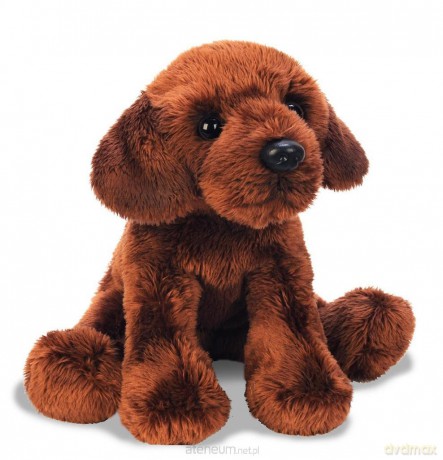 Siedzący czekoladowy Labrador 13 cm
