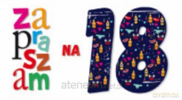 Zaproszenie 18-tka - Białe (5 szt)