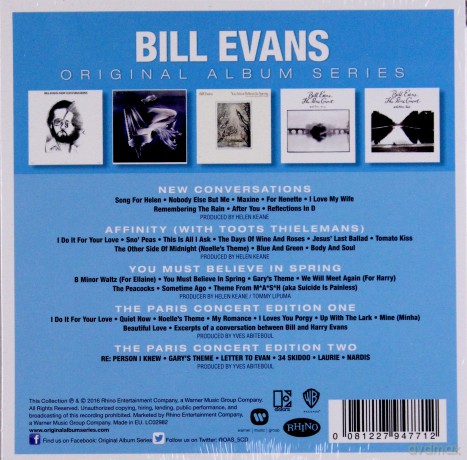 Bill Evans: Original Album Series [5CD]