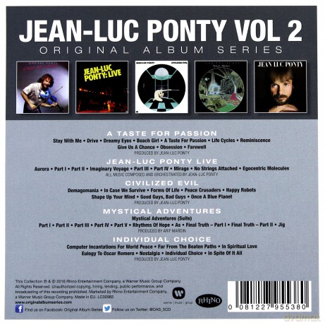 Jean Luc Ponty: Original Album Series [5CD]