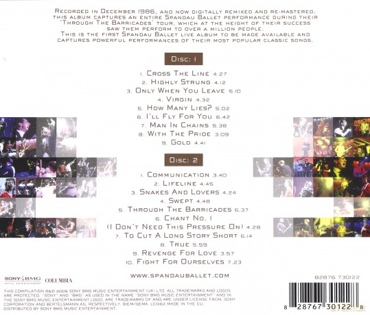 Spandau Ballet: Live At The NEC [2CD]