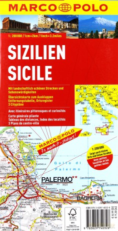 Mapa Drogowa Marco Polo. Sycylia 1:200 000