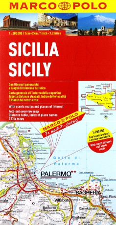 Mapa Drogowa Marco Polo. Sycylia 1:200 000