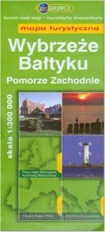Mapa Turystyczna Wybrzeże Bałtyku