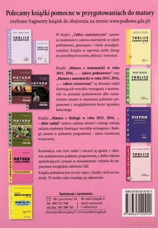 Matematyka Przykładowe Arkusze Maturalne zakres rozszerzony - Alicja Cewe, Alina Magryś-walczak, Halina Nahorska [KSIĄŻKA]