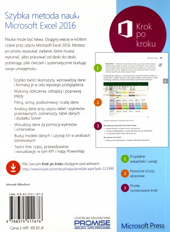 Microsoft Excel 2016 Krok po kroku - Curtis Frye [KSIĄŻKA]