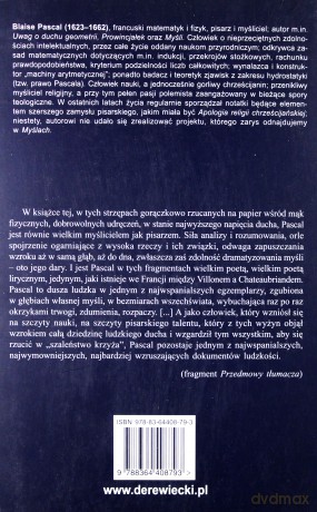 Myśli - Blaise Pascal [KSIĄŻKA]