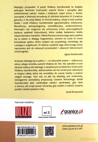 Niepojęty przypadek. O poezji Wisławy Szymborskiej [KSIĄŻKA]
