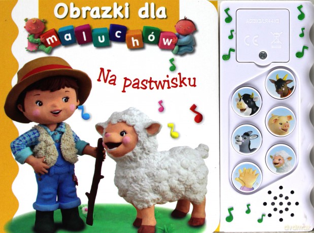 Obrazki dla maluchów. Grające. Na pastwisku - Emilie Beaumont, Nathalie Belineau, Christelle Mekdjian [KSIĄŻKA]