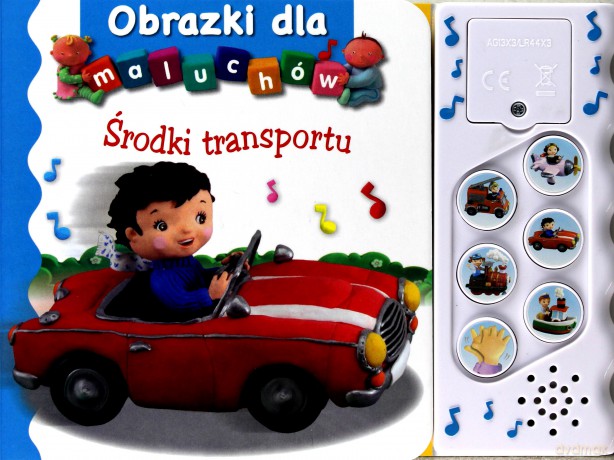 Obrazki dla maluchów. Grające. Środki transportu - Emilie Beaumont, Nathalie Belineau, Christelle Mekdjian [KSIĄŻKA]