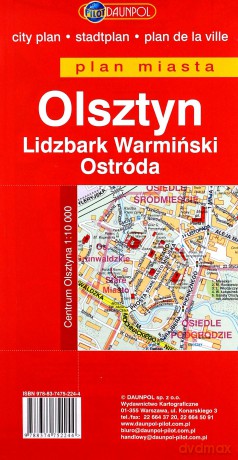 Plan Miasta. Olsztyn