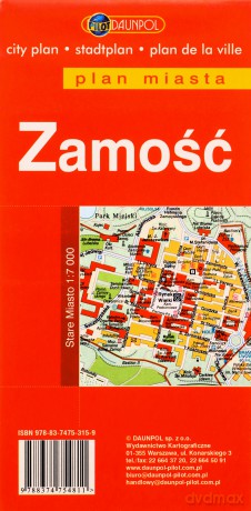 Plan Miasta. Zamość