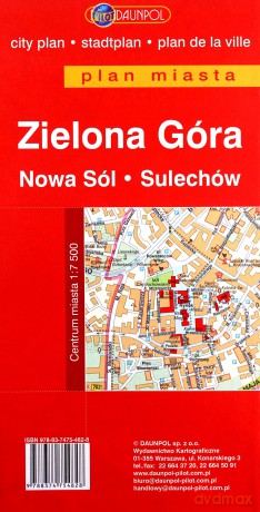 Plan Miasta. Zielona Góra