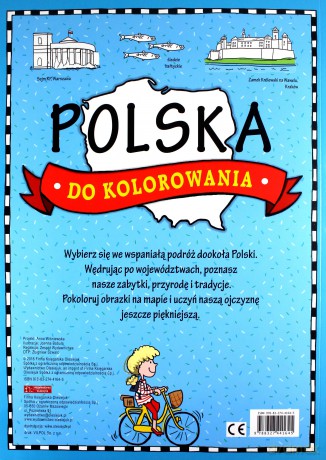 Polska do kolorowania. Z kredkami dookoła świata [KSIĄŻKA]