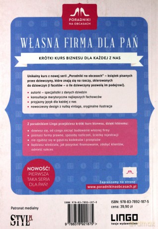 Poradniki na obcasach. Własna firma dla Pań - Anna Kupisz-Cichosz [KSIĄŻKA]