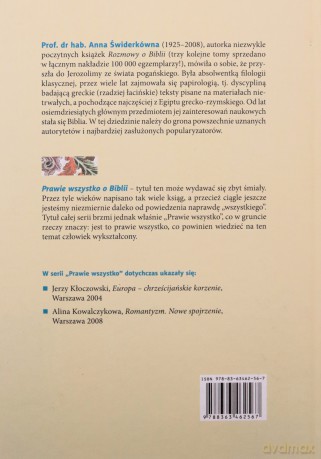 Prawie wszystko o Biblii - Anna Świderkówna [KSIĄŻKA]