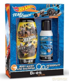 Bi-es Disney Zestaw prezentowy Hot Wheels (dezodorant spray 100 ml+żel pod prysznic 2w1 250ml)