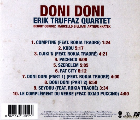 Erik Truffaz: Doni Doni [CD]