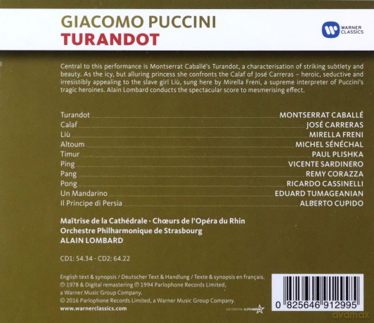 Lombard: Puccini: Turandot [2CD]