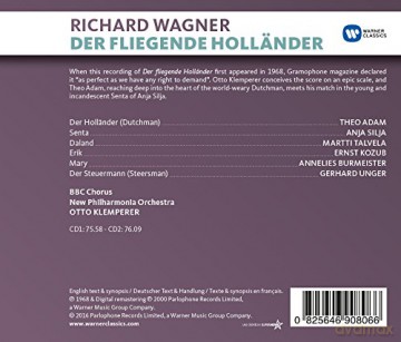 Otto Klemperer: Wagner: Der Fliegende Hollande [3CD]