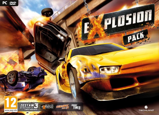 Explosion Pack (Crash Time 5 + Flatout Pack + Gaz Guzzlers Extreme) [GRA PC]