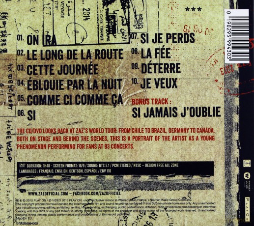 Zaz: Sur La Route [CD]+[DVD]