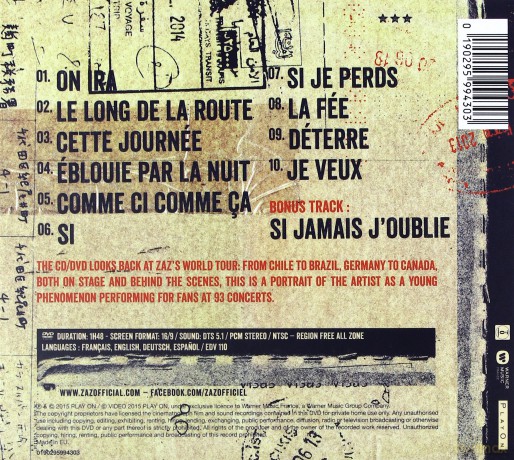 Zaz: Sur La Route [CD]+[DVD]