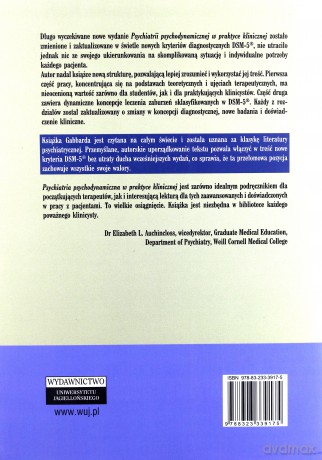 Psychiatria psychodynamiczna w praktyce - Glen O. Gabbard [KSIĄŻKA]