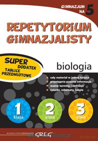 Repetytorium Gimnazjum biologia + tablice - Anna Mucha [KSIĄŻKA]