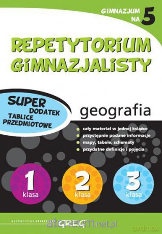 Repetytorium Gimnazjum geografia + tablice - Maria Figa [KSIĄŻKA]