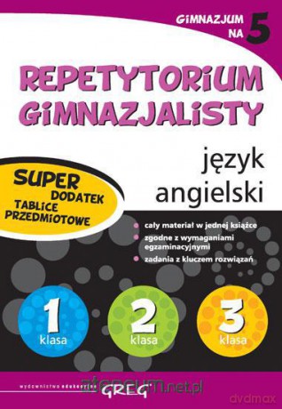 Repetytorium Gimnazjum język angielski + tablice - Monika Kociołek [KSIĄŻKA]