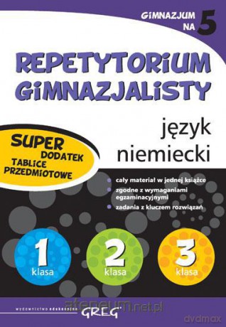 Repetytorium Gimnazjum język niemiecki + tablice - Katarzyna Fulara-Potoczny [KSIĄŻKA]